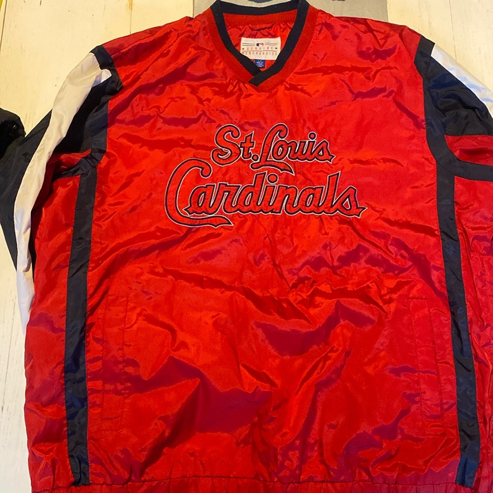 Official St. Louis Cardinals pullover windbreaker Men’s size L